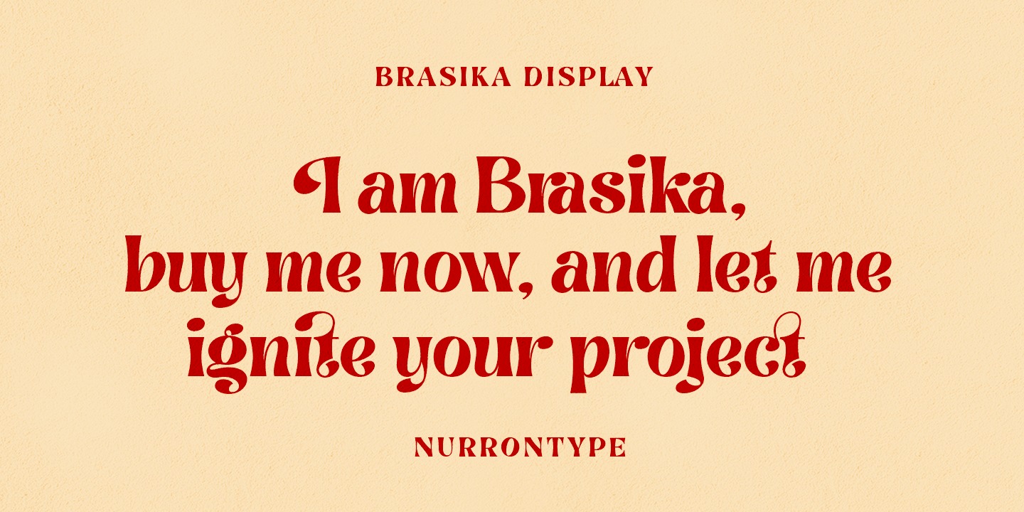 폰트 Brasika Display